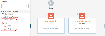 Exception Handling In Automation Anywhere