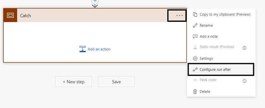 Exception Handling in Power Automate Using Try Catch Scope Action