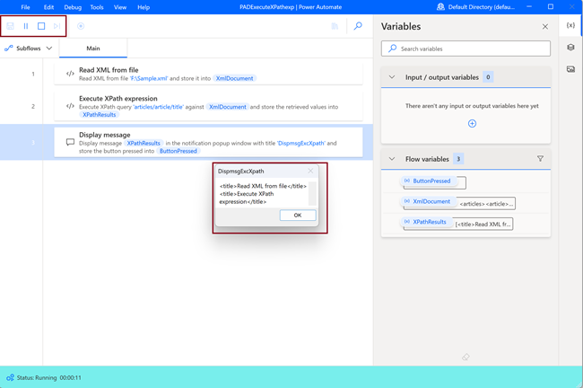 Execute XPath expression Action in Desktop flow using Microsoft Power ...