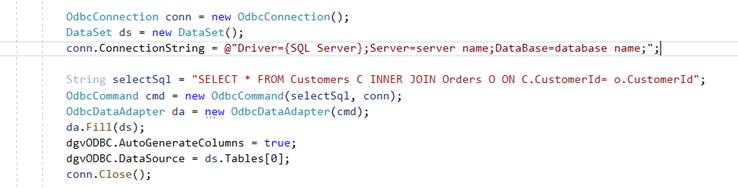 Executing SQL Queries And SQL Stored Procedure With ODBC