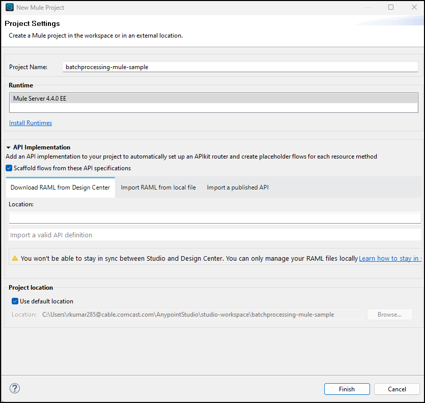 Explain batch processing in mulesoft