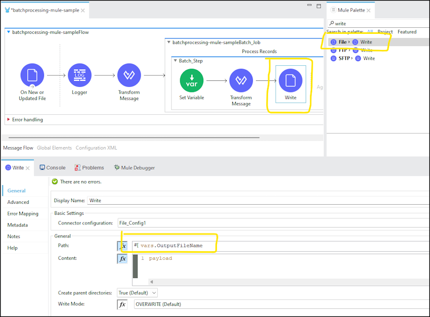 Explain batch processing in mulesoft