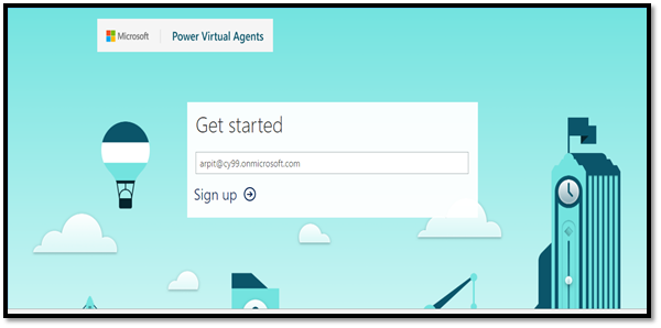 Enter user credential