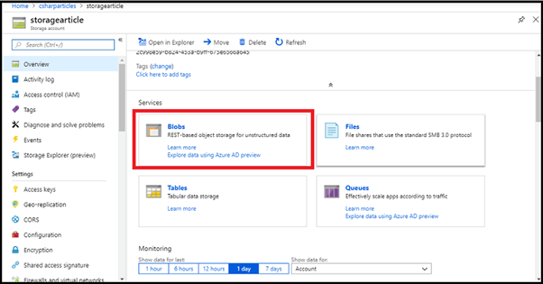 Exploring About Storage Explorer
