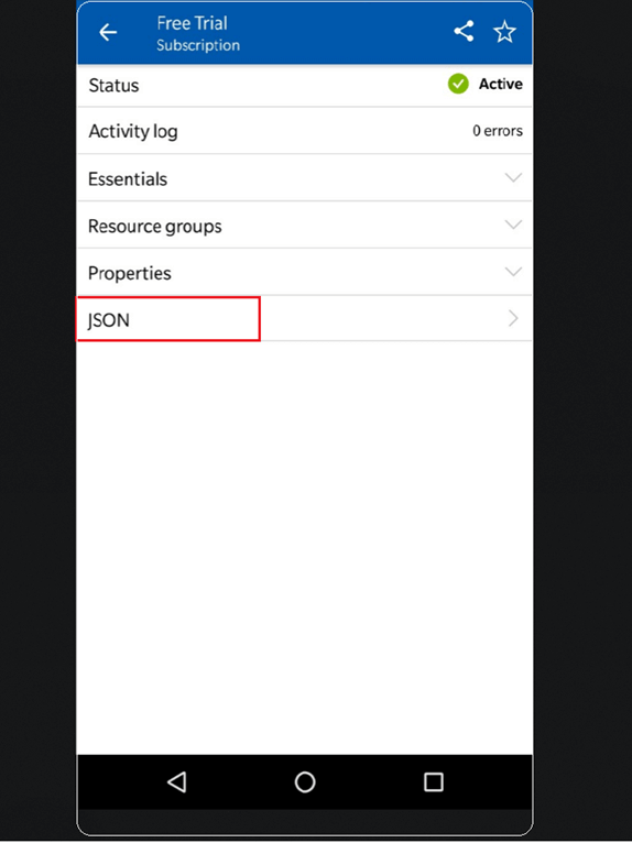 Microsoft Azure Mobile App