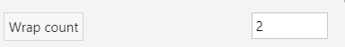 Wrap count