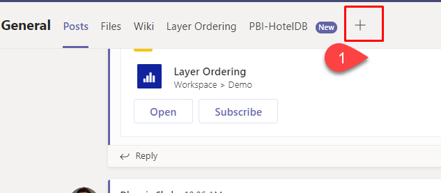 Exploring Power BI in Microsoft Teams