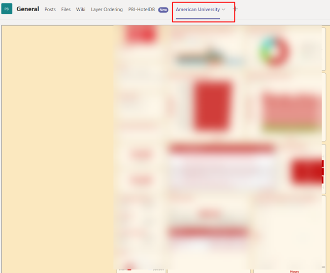 Exploring Power BI in Microsoft Teams