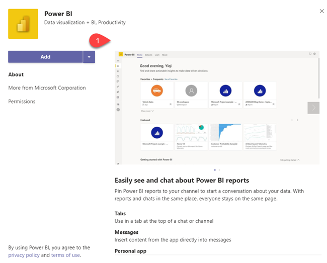 Exploring Power BI In Microsoft Teams