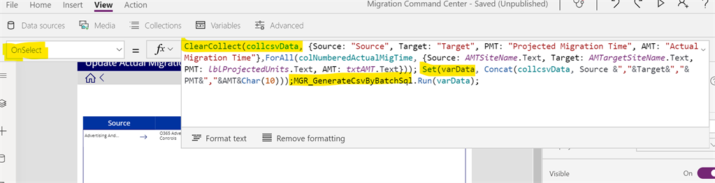 Export Data To CSV In Power App Form