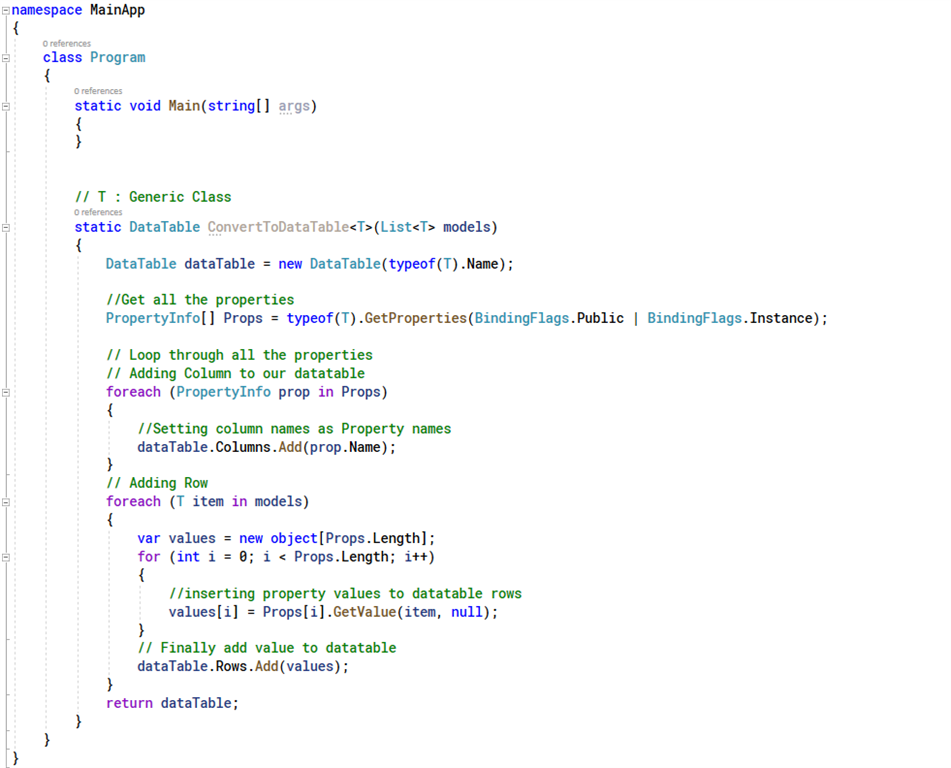 export list to excel c# without interop
