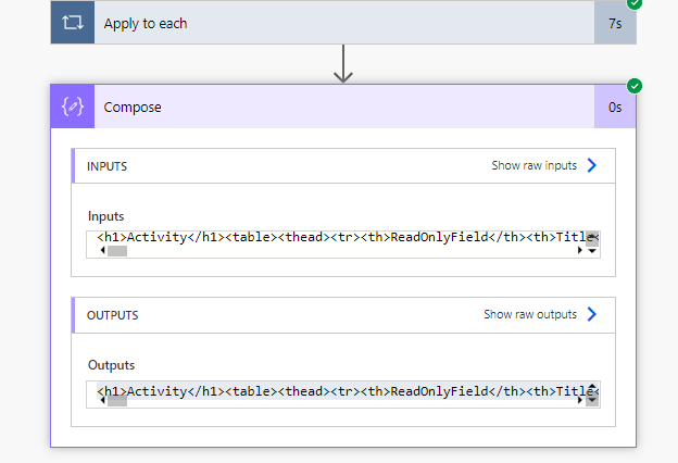 Export Sharepoint List metadata using Power Automate