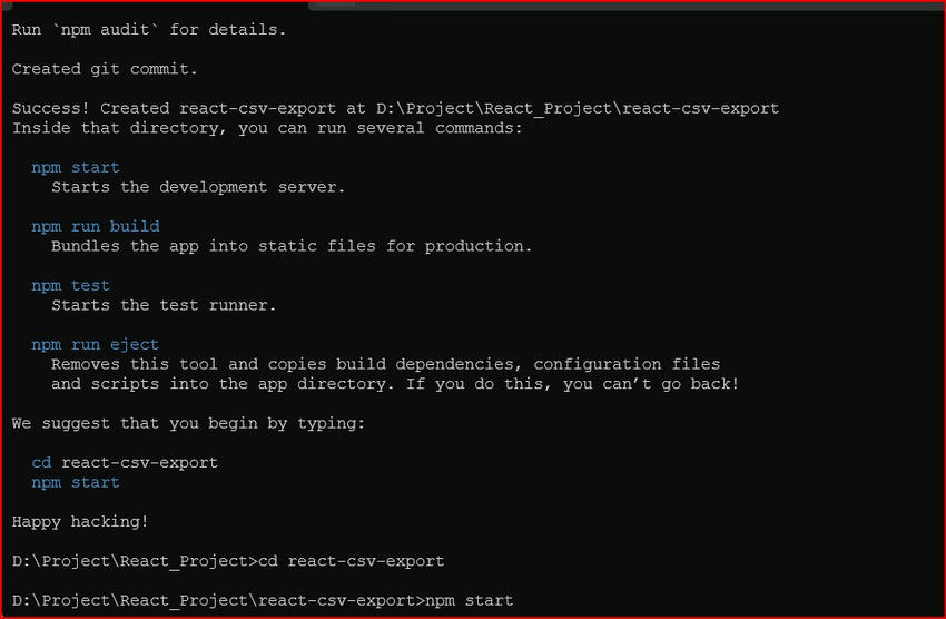 Export Table Data as CSV in React Using Axios and react-csv