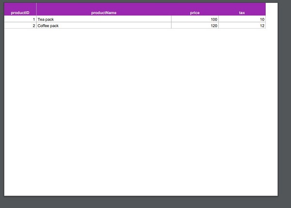 Exporting Kendo SpreadSheet To PDF With Remote DataBinding