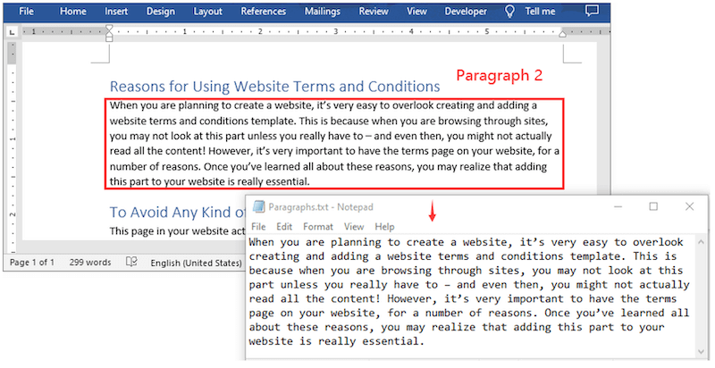 Extract Text from Word Documents in Java