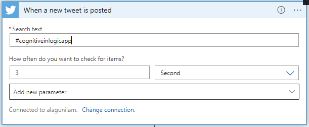 Extract the Key phrases from the specific tweet and store it in blob storage Using Azure Logic App