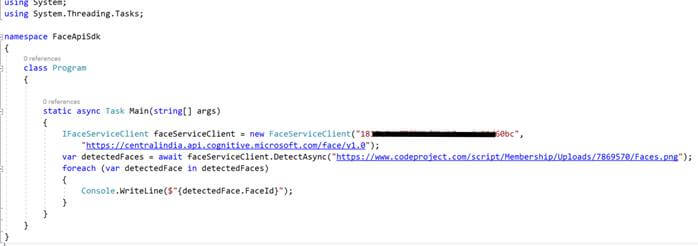Face API Cognitive Service - Exploring Face API SDK
