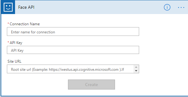 Face API Using MS Flow