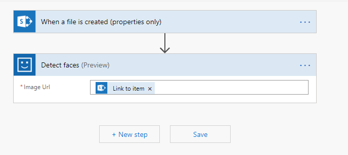 Face API Using MS Flow