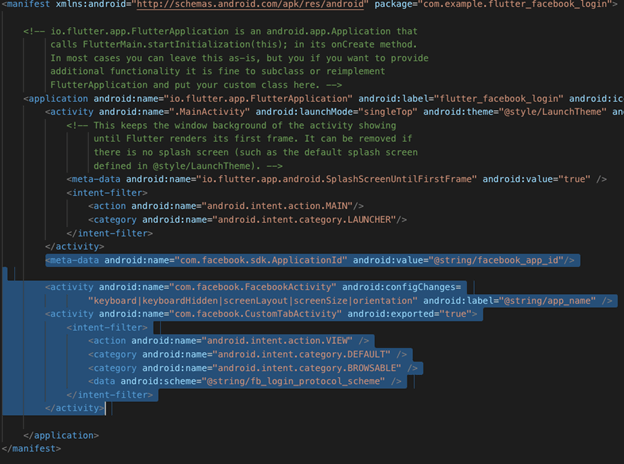 Facebook Login in Flutter