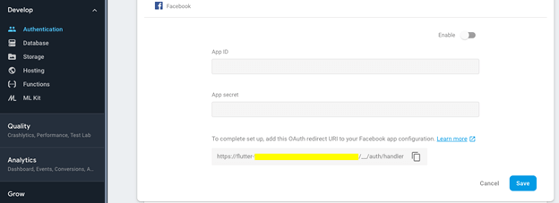 Facebook Login in Flutter