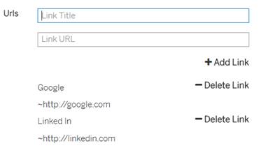 User Interface for manipulating multiple inks from custom list form