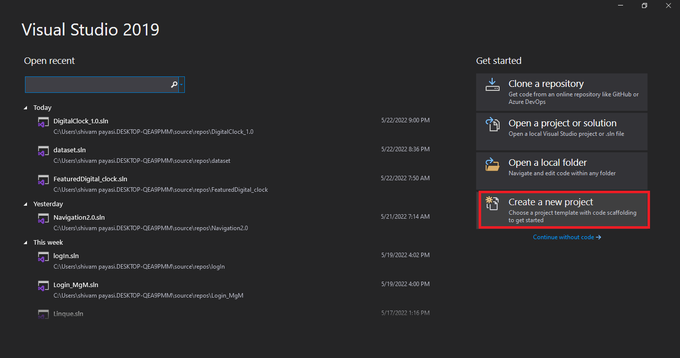 Featured Digital Clock In C