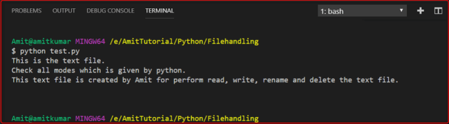 File Handling in Python