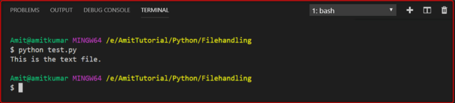 File Handling In Python