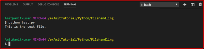 File Handling In Python