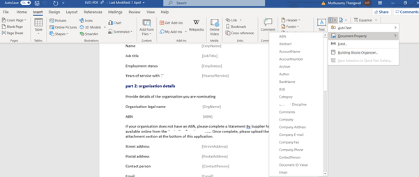 Fill The Document Content From SharePoint List Through Power Automate