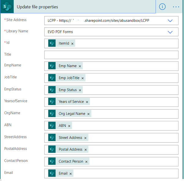 Fill The Document Content From SharePoint List Through Power Automate
