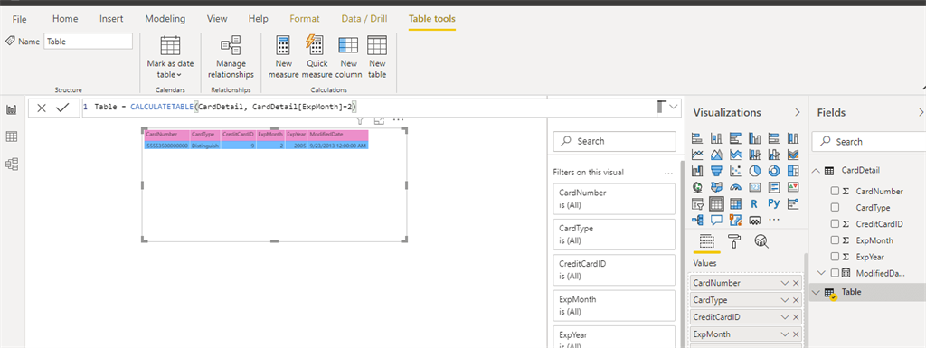 Filter Functions (DAX) In Power BI