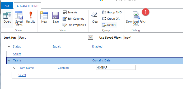 Filtering User Lookup Based On The Team