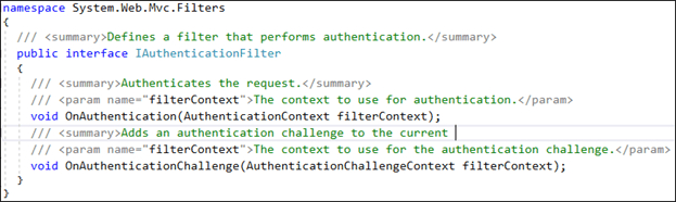 Authentication logic