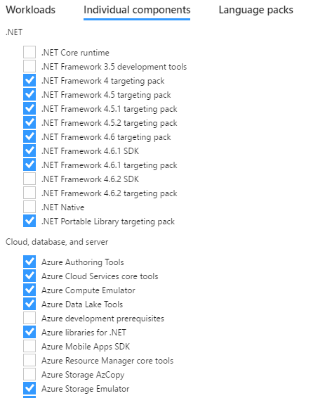 Individual component