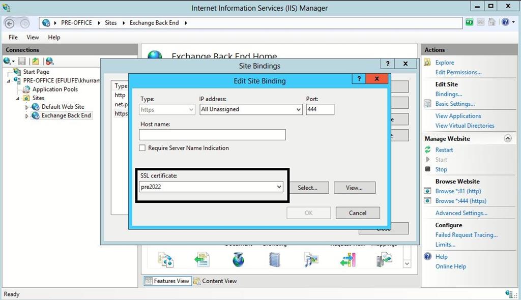 Fixing Blank Page Issue in Microsoft Exchange Server 2013/2016/2019 EA