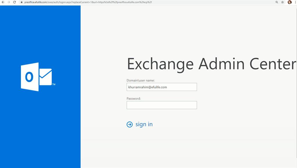 Fixing Blank Page Issue in Microsoft Exchange Server 2013/2016/2019 EA