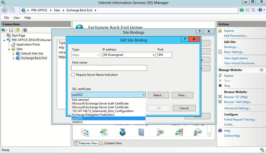 Fixing Blank Page Issue in Microsoft Exchange Server 2013/2016/2019 EA