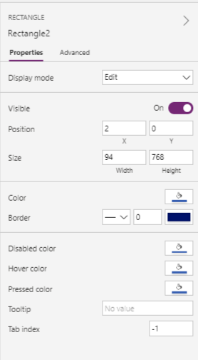 Flyer Menu In PowerApps