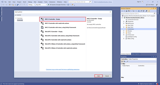 Forms Authentication In MVC