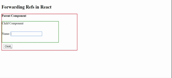 Forwarding Refs In React
