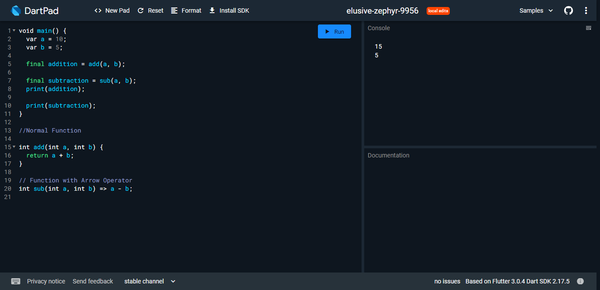 Functions In Flutter 3