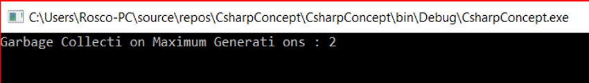 Garbage Collection in C#