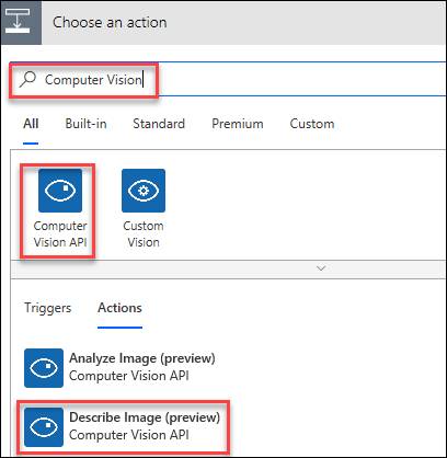 Generate A Description Of An Image Using Cognitive Service And Microsoft Flow