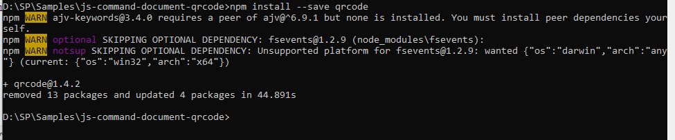SPFx Application Customizer To Generate Document QR Code Using Command Sets