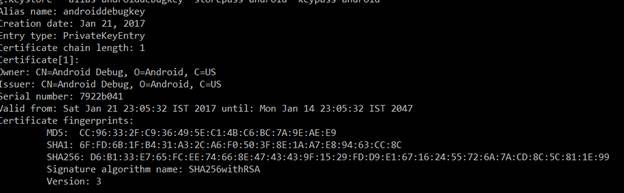 keystore cmd using generate Generate Xamarin Applications API Key For Google Android keystore cmd using generate Generate Xamarin Applications API Key For Google Android