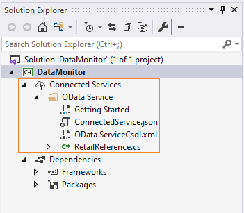 Generating Client Code from OData Metadata