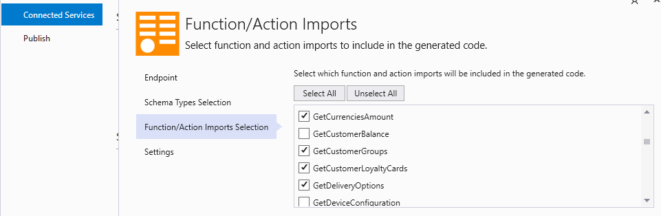 Generating Client Code from OData Metadata