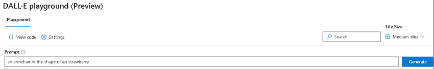 Images with Azure OpenAI DALL-E